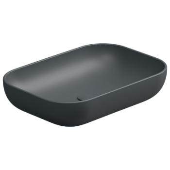 Раковина накладная 60x42 см GSG Ceramic Design Easy EALAVRE60028, Ebano Matt
