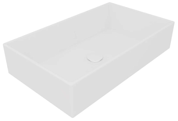 Раковина GSG Ceramic Design Box BXLA60000, белый глянцевый
