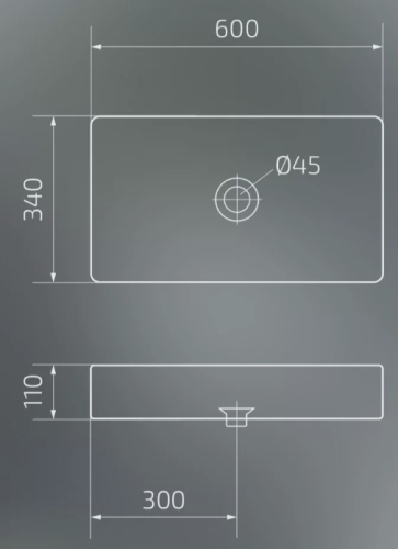 Умывальник Gid Mnc596