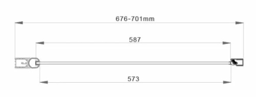 Душевая дверь Vincea Orta VPP-1O700CL