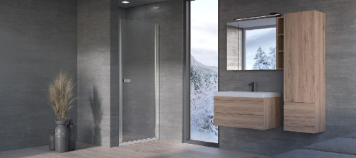 Душевая дверь Kolpa-San Andromeda N 80 silver brill transparent 516690