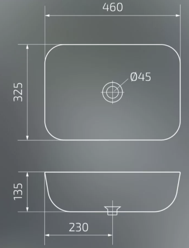Умывальник Gid Mnc549