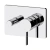 Смеситель для душа Remer Metrica MC09HRG, хром