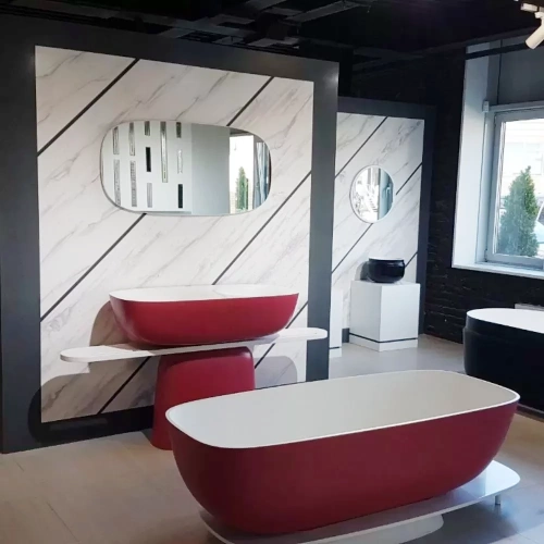 Ванна из искусственного камня Kolpa-San Milo FS 174x75 Red Ванна из искусственного камня Kolpa-San Milo FS 174x75 Red