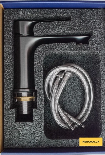 Смеситель для умывальника Vivi Felice 8030 G Gun Metal