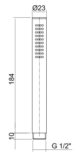 Ручной душ QuadroDesign DC037-AS