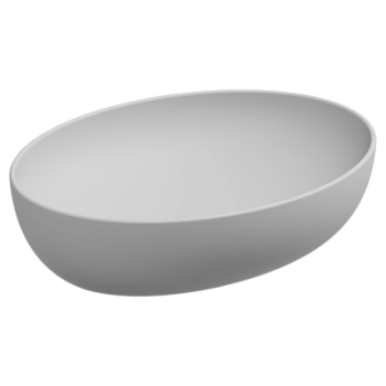 Раковина накладная 55x42 см GSG Ceramic Design Easy EALAVOV55001, белый матовый