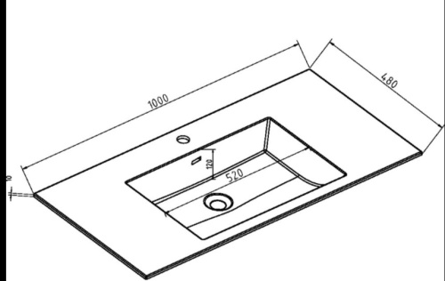 Раковина Vincea VCB-13100W
