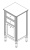 Комод напольный Caprigo Albion 10361L-B003 Комод напольный Caprigo Albion 10361L-B003