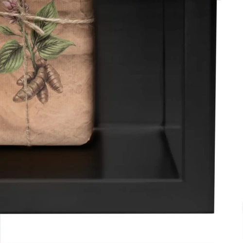 Полка врезная Rea 04 black matt 05603