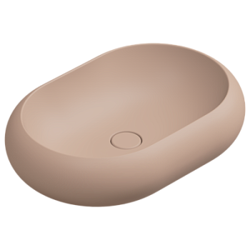 Раковина накладная 60x42 см GSG Ceramic Design Petra PELAV60032, Cipria Matt