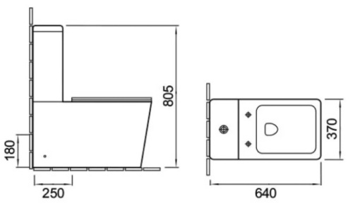 Унитаз напольный Vincea Q-Line VT2-12