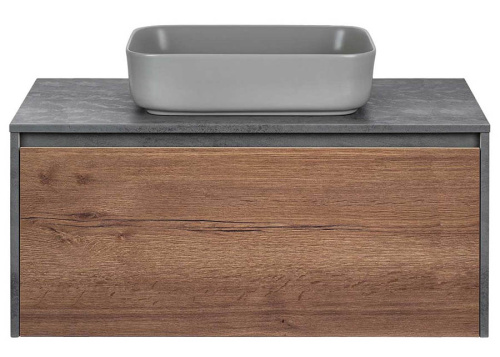 Тумба подвесная Vincea Mesa 1000 T.Oak + Beton VMC-2MS100TB