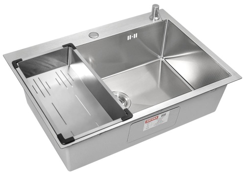 Комплект Arfeka Eco AR мойка 700*500, коландер G, дозатор satin decor millet