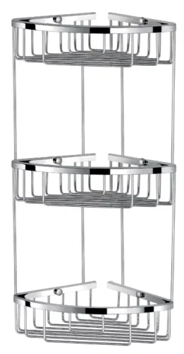 Полка тройная угловая решетка Vivi Felice F03