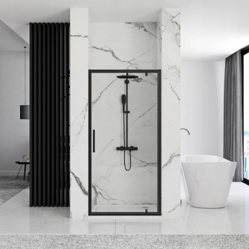 Душевая дверь Rea Rapid Swing black 90 K6409