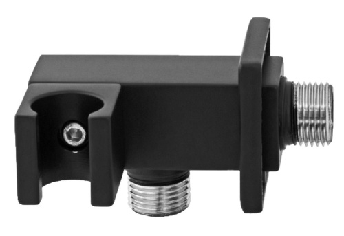 Держатель ручного душа с подключением Remer 337SNO, черный матовый