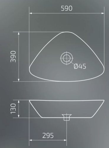 Умывальник Gid Mnc207