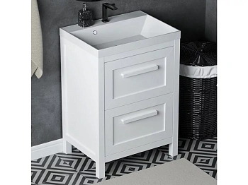 Тумба напольная Vela Фаворит массив 60Н (белый) TU67103