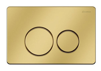 Кнопка для инсталляции Caprigo DEW Steel матовое золото DS001-oro