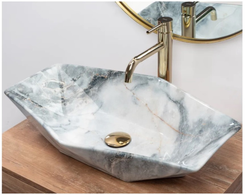 Умывальник Rea Vegas Granit Shiny U5602 Умывальник Rea Vegas Granit Shiny U5602