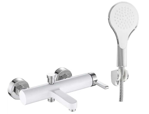 Смеситель для ванны Rea Polo White Chrome B9943