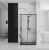 Душевой уголок Rea Punto Black 80x100 K4806