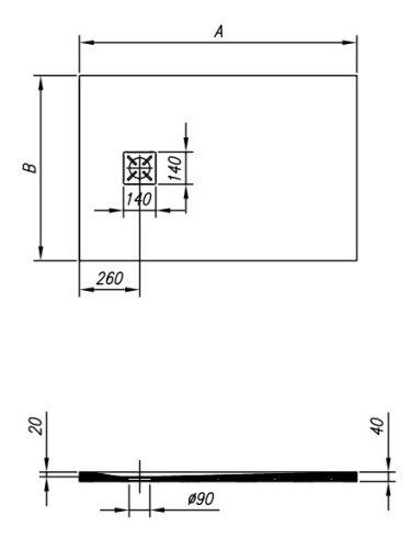 Душевой поддон Kolpa-san Limbo 140x90 manhattan 551220 Душевой поддон Kolpa-san Limbo 140x90 manhattan 551220