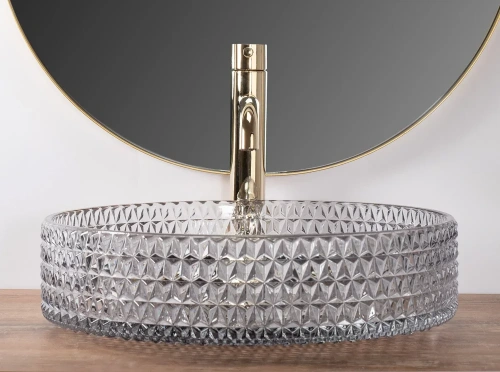 Умывальник Rea Cristal 39 Grey U8880