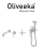 Гигиенический душ со смесителем Oliveeka OL-829902+88869017-BN, никель матовый
