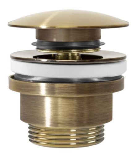 Донный клапан для раковины Rea antique gold A8110 универсальный