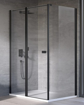 Душевая дверь Kolpa-San Andromeda D 160 black transparent 516650