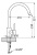 Смеситель для кухни Alveus ELZA G04M STEEL 1129029