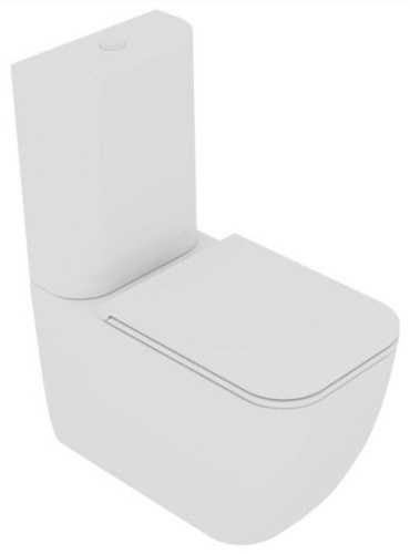 Унитаз напольный GSG Ceramic Design Brio BRMBL000P + BRCIMBL000 + ACS82 + BRCOPRSLTICRCN000