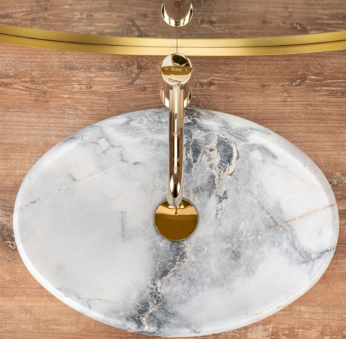 Умывальник Rea Linda Granit matt U8567