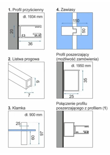 Душевой уголок Rea Fargo Gold 80x100 K4907