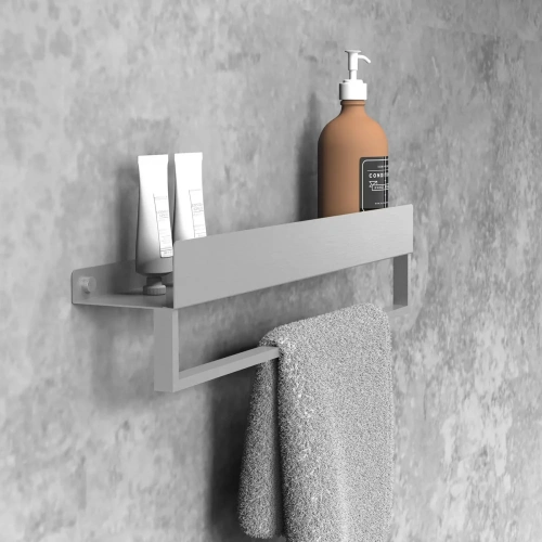 Полка для ванной Rea SF01-450 nikiel matt 47000