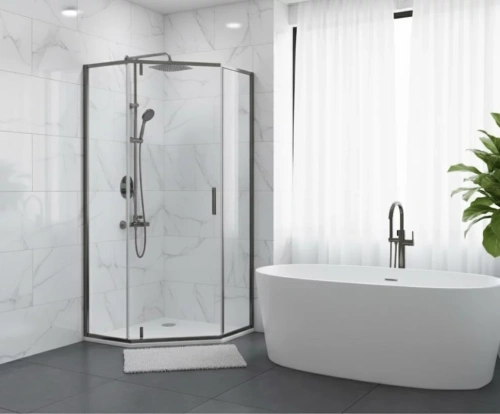 Душевой уголок CeramaLux CL1006-90 GREY