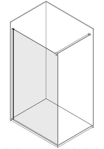 Душевая стенка Kolpa-San Calypso WO 140 black transparent 517600 Душевая стенка Kolpa-San Calypso WO 140 black transparent 517600