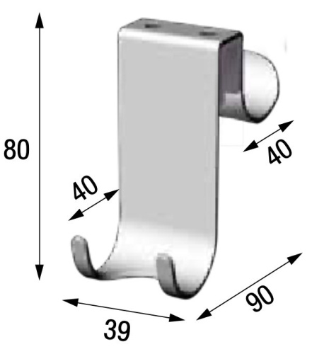 Крючок для стеклоочисителя Novellini R90APPEN0G