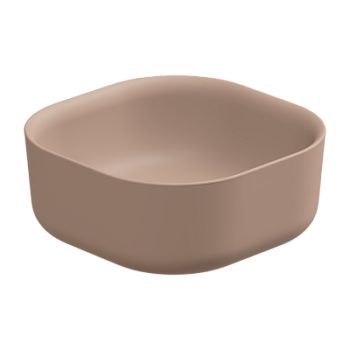 Раковина накладная 42 см GSG Ceramic Design Hit! HILAVQU42032, Cipria Matt
