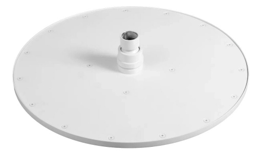 Верхний душ с шарнирным соединением 20 см Remer 359MM20BOX, белый матовый