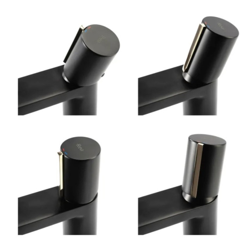 Смеситель для умывальника Rea Icon Black matt B5680