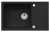 Мойка для кухни Alveus INTERMEZZO 130 Granital DEEP BLACK-G90 780x480x200 1149117