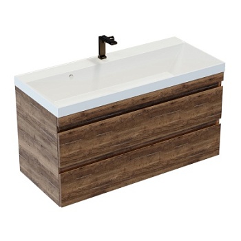 Тумба подвесная Vela Каскад Премиум 100П под Classica (дуб галифакс олово) TU611010