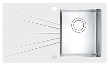 Мойка для кухни Alveus KARAT UP 10 белый  860x500 правая 1123796