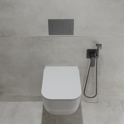 Комплект Oliveeka инсталляция OL-MQ-003 с унитазом OL-1216 и кнопкой OL-E12-BGM