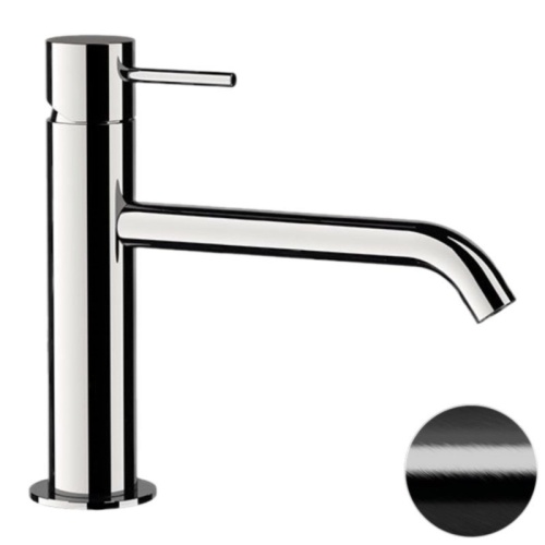 Смеситель для раковины Remer X-style X12ACFP, черный брашированный хром