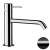 Смеситель для раковины Remer X-style X12ACFP, черный брашированный хром