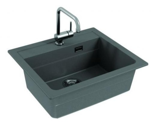 Мойка для кухни Alveus Granital ATROX 30 CONCRETE - G81 590x500 1131995